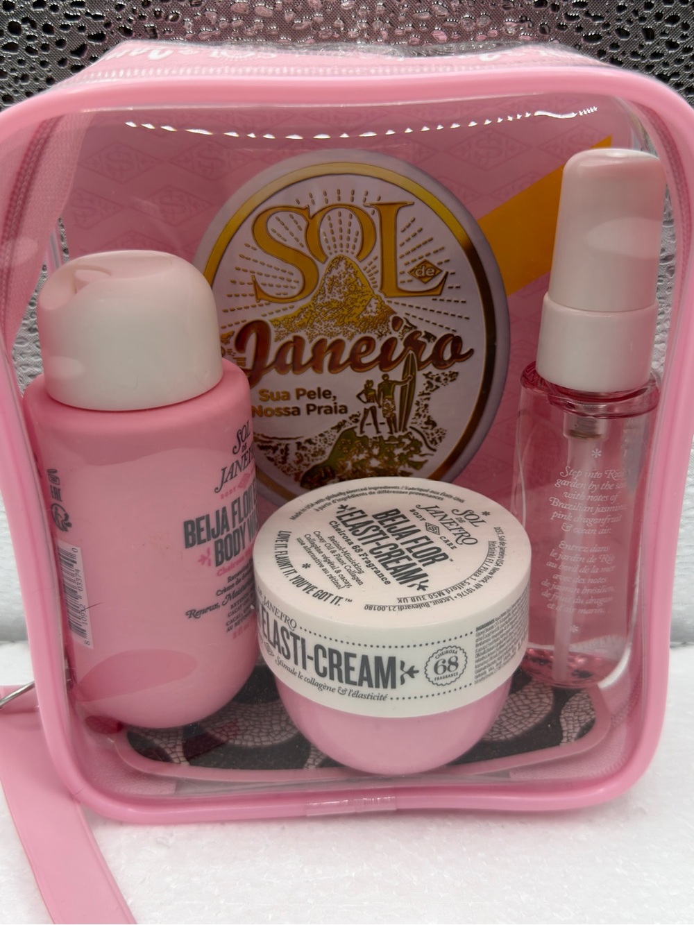 Sol de Janeiro Beija Flor Jet Set Pink Travel Kit